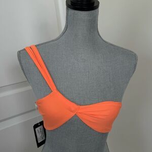 Thalassa Aperol Swim Top One Strap Small Beach Vacation Resort